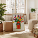 Tulips in a Yorkshire Tea Tin