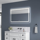 48" x 32" LED Bathroom Mirror with Front and Backlight