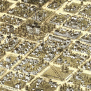 Vintage Map of Raleigh, North Carolina 1872