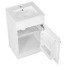 Bathroom Vanity With Sink, Cabinet With Adjustable Shelf by HouseOfZazla
