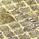 Vintage Map of Columbia, South Carolina 1872