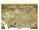 Vintage Map of Columbia, South Carolina 1872