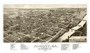 Vintage Map of Albany, Georgia 1885