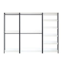 Fiona - Freestanding 3 Tower System Walk-In Closet With 7 Shelf - White