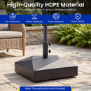 154lbs Mobile Fillable Patio Umbrella Base with 4 Wheels by DirectDeals