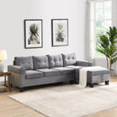 Modern Sectional Sofa Set With L Shape Chaise Lounge And Storage by Unique Piece Furniture