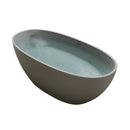 55'' Freestanding Bathtub Resin Stone Soaking Bathtub