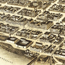 Vintage Map of Columbus, Georgia 1886