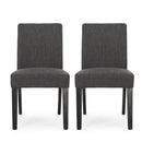 Contemporary Dining Chair with Upholstered Seating and Tapered Legs by HouseOfZazla