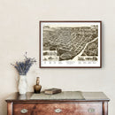 Vintage Map of Macon, Georgia 1887