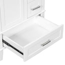 Bathroom Vanity, Modern Bathroom Cabinet With Sink Combo Set, Bathroom Storage Cabinet With A Soft Closing Door And 3 Drawers, Solid Wood Frame by HouseOfZazla