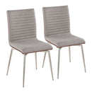 Mason - Contemporary Dining Chair (Set of 2) With Swivel by HouseOfZazla