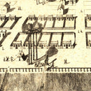 Vintage Map of Savannah, Georgia 1734