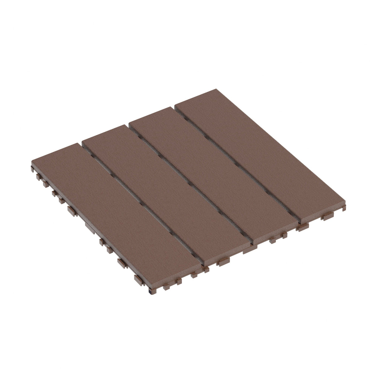 Plastic Interlocking 44 Pack Patio Deck Tiles, Square Waterproof Outdoor All Weather Use, photo 2 of 11