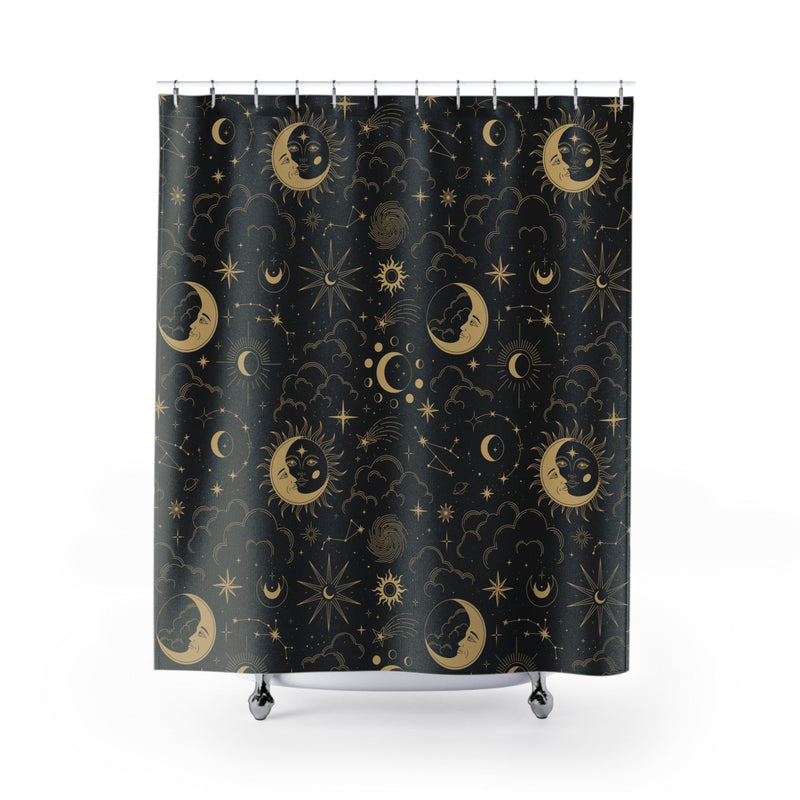 "Constellations" Cloth Shower Curtain