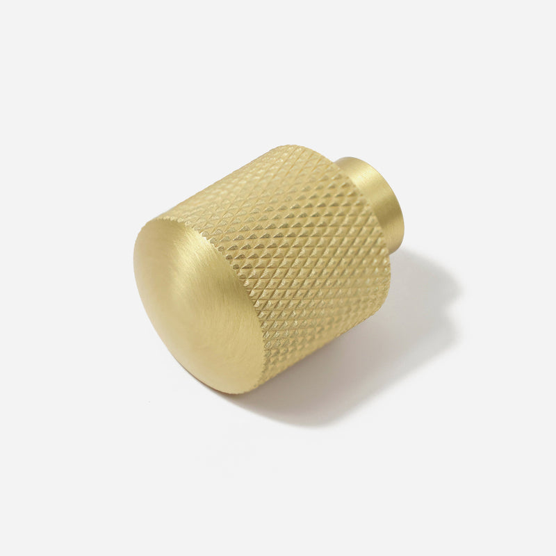Molino Solid Brass Knurled Knob, photo 4 of 6