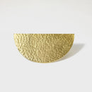 Hammered Demi Lune, Solid Brass Half Moon Door Handles