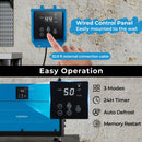 155 Pint Crawl Space Dehumidifier with 3 Modes and 24H Timer