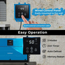 155 Pint Crawl Space Dehumidifier with 3 Modes and 24H Timer by LJGDeals