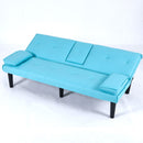 Sofa Bed With Foldable Design And Cup Holder