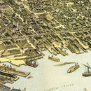 Vintage Map of Jacksonville, Florida 1893