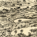 Vintage Map of Longwood, Florida 1885