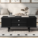 Modern Rectangle Coffee Table With Four Drawers by HouseOfZazla