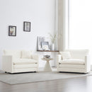 Accent Chair Set of 2, High-End Chenille Upholstered Armchairs