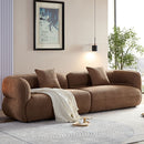 Sectional Sofa With Durable Fabric, Solid Wood Frame, And High Density Sponge Fill by Unique Piece Furniture