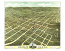Vintage Map of Bowling Green, Kentucky 1871