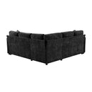 Modern L Shaped Sectional Sofa Bed With Hidden Storage Upholstery by HouseOfZazla