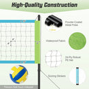 Portable Outdoor Volleyball Net Set Heavy-Duty Volleyball Net System by LJGDeals