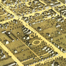 Vintage Map of Lexington, Kentucky 1871