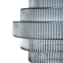 Multi-Tiered Geometric Vase with Smoked Glass Finish by HouseOfZazla