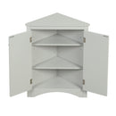 Triangle Bathroom Storage Cabinet With Adjustable Shelves, Freestanding Floor Cabinet For Home Kitchen by HouseOfZazla