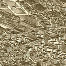 Vintage Map of Chattanooga, Tennessee 1886