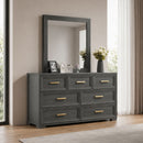 Colorado - Bedroom Set With Upholstered LED Headboard by HouseOfZazla