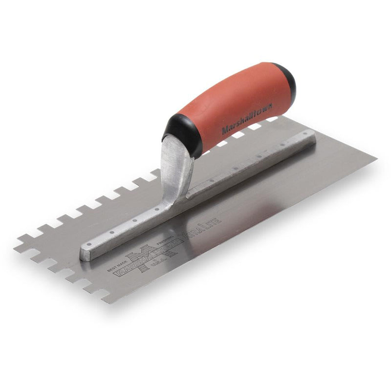 Marshalltown 15820 Notch Trowel-3/8 X 3/8 X 3/8 SQ-DuraSoft Hdle 5779SD