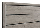 Watson Wood Twin Panel Bed Light Taupe