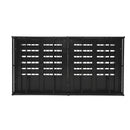 Extra Large Heavy Duty Dog Crate With Removable Pans For Dogs - Black