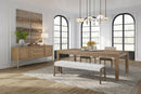 Dining Table With Leaf - Light Brown by HouseOfZazla