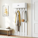 Entryway Wall Coat Rack Wall Mounted Coat Clothes Rack by LJGDeals