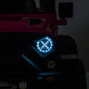 24V Ride On Large PickUp Truck car for Kids,ride On 4WD Toys with Remote Control,Parents Can Assist in Driving,Bluetooth music version,Pickup truck design with spacious storage in the rear.