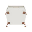 Rockefeller - Nightstand With 1 Drawer - Off White by HouseOfZazla