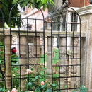 Metal Garden Rustproof Trellis For Climbing Plants Outdoor Flower Support by Unique Piece Furniture