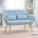 50" width Loveseat sofa - Ergonomic with pillow