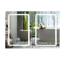 40x30 Inch LED Bathroom Medicine Cabinet Surface Mount Double Door Lighted Medicine Cabinet, Medicine Cabinets for Bathroom with Mirror Defogging, Dimmer Black