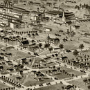 Vintage Map of Anniston, Alabama 1888