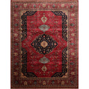 8'11"x11'8" Hand Knotted 100% Wool Ferahan 250 KPSI Oriental Area Rug Rose
