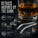 Hockey Whiskey Stones Set | 7pcs - 4 Hockey Puck Chill Stones